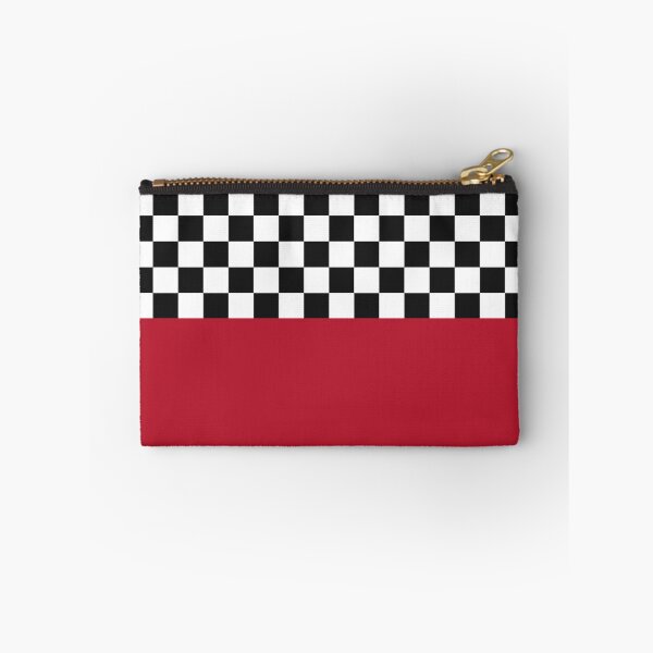 Item preview, Classic Black and White Chess Board Half Red Pattern designed and sold by SoccaTamam.