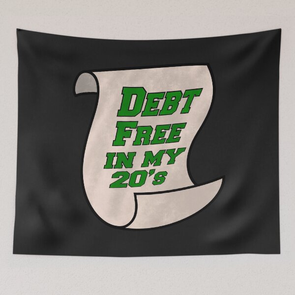 Item preview, Be Debt Free designed and sold by CreditPenguin.