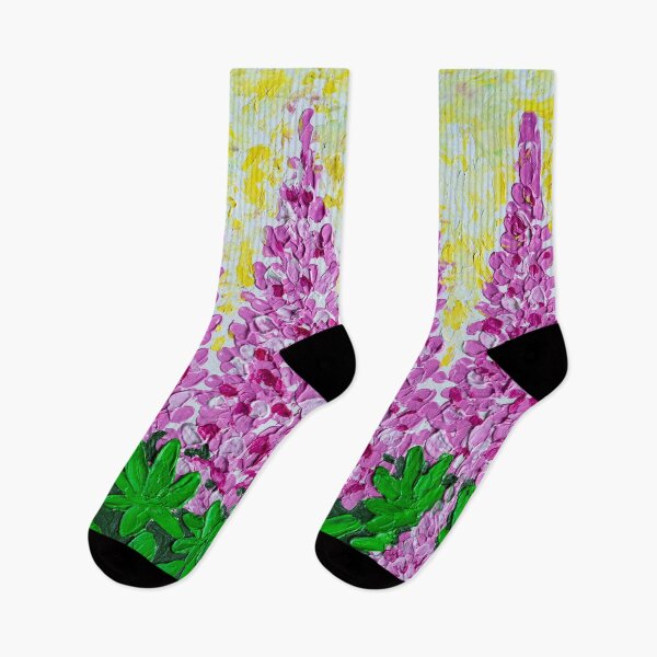 Item preview, Pink Lupine flowers designed and sold by ArinasFineArt.