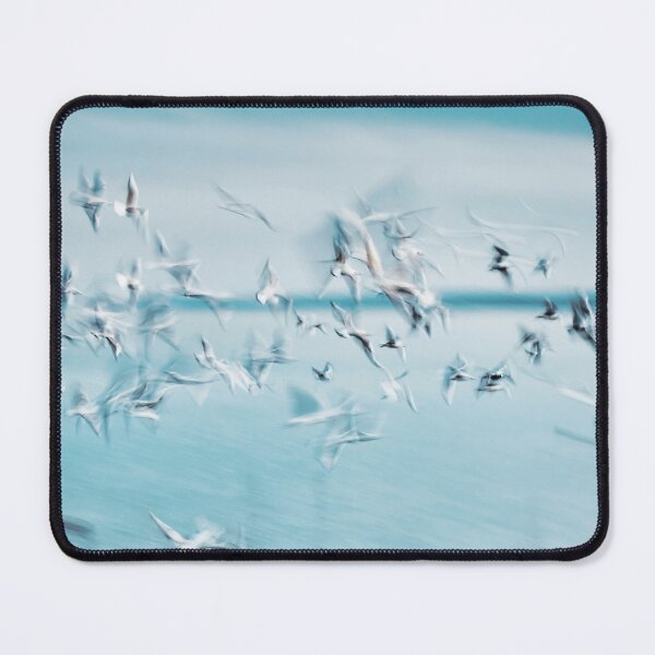 Item preview, Abstract Picture from a Gruop Seabirds on the Air over the Lake designed and sold by digoarpi.