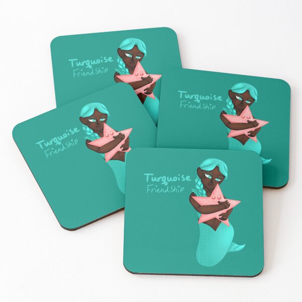 Item preview, Turquoise Birthstone Mermaid designed and sold by pitrii-Petra.