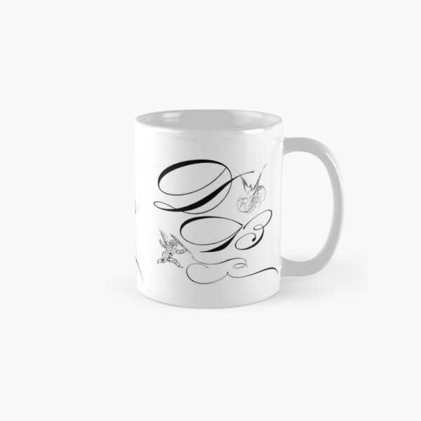 Ornate Initial Mug