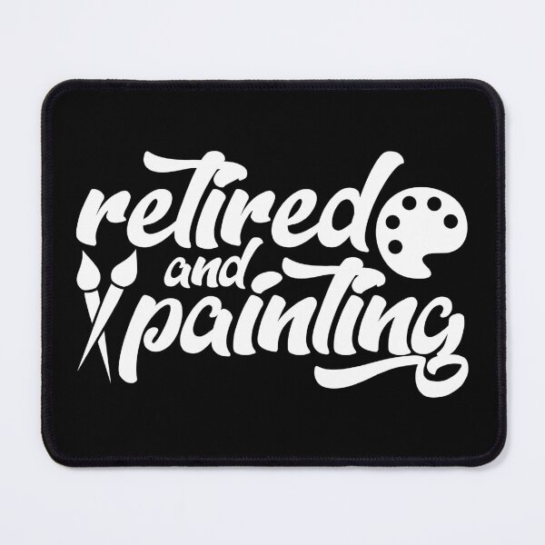 Item preview, Retired And Painting Palette And Brush Color Art designed and sold by Aleodor.