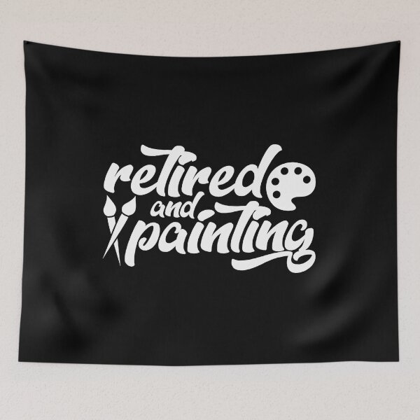 Item preview, Retired And Painting Palette And Brush Color Art designed and sold by Aleodor.