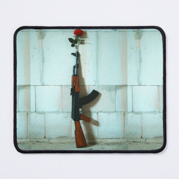 Item preview, Kalashnikov with rose. designed and sold by TadijasShop.