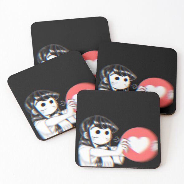 Item preview, Komi Cant Communicate - Heart React designed and sold by HaremuGacha.
