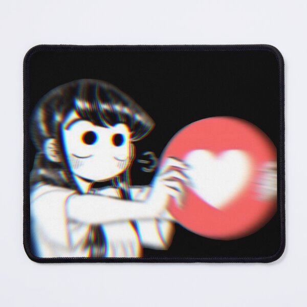 Item preview, Komi Cant Communicate - Heart React designed and sold by HaremuGacha.