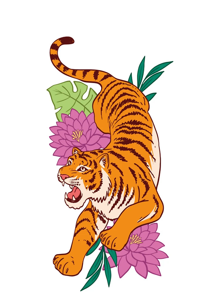 Thumbnail 4 of 4, iPhone Case, Tiger designed and sold by ReydaDesign.