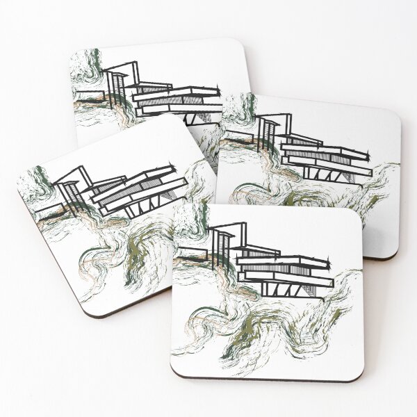 Item preview, Abstract Falling Water designed and sold by ArchiEnabled.