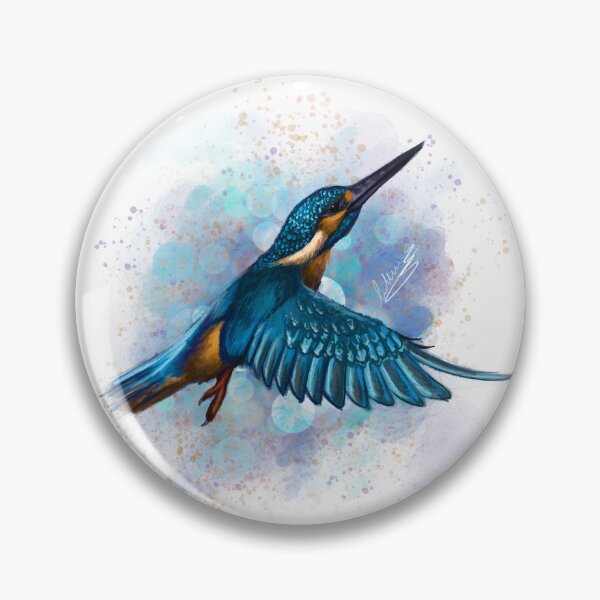 Item preview, Luminous Kingfisher designed and sold by NerdiBurdi.