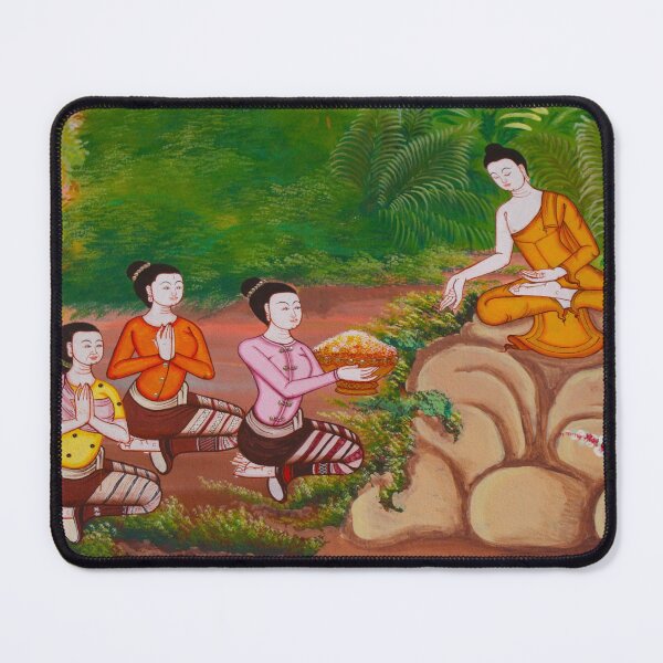 Item preview, Buddha with Followers designed and sold by PromoteProgress.