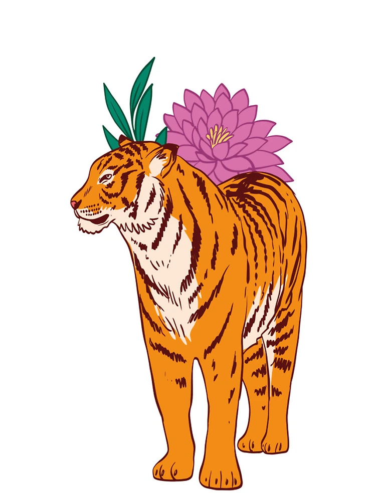 Thumbnail 4 of 4, iPhone Case, Tiger designed and sold by ReydaDesign.