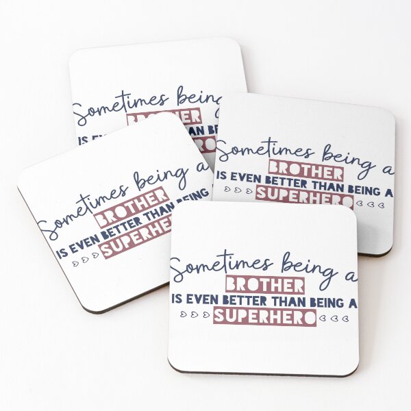 Item preview, Sometimes being a brother is even better than being a superhero designed and sold by Badrart.