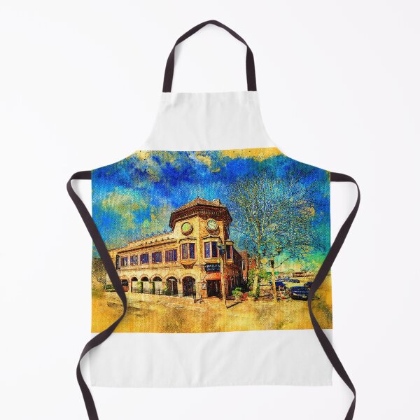 Artikelvorschau, Bailys Temecula-Gebäude in der Altstadt - digitale Malerei entworfen und verkauft von NickoPrints.