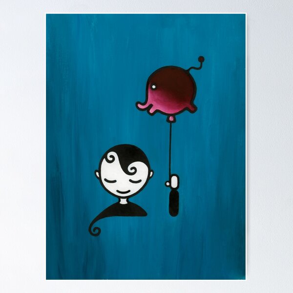 Elephant Dream – Boy with Balloon Poster