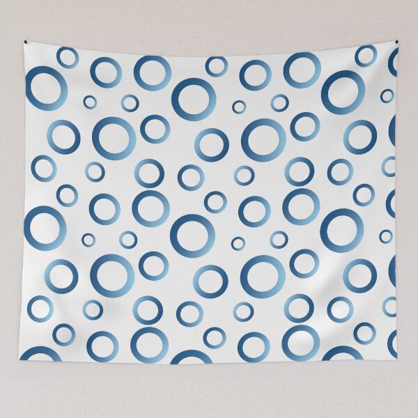 Item preview, Gradient blue circles designed and sold by digoarpi.