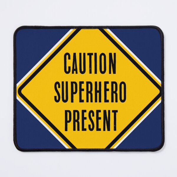 Item preview, Caution Superhero Present designed and sold by PromoteProgress.