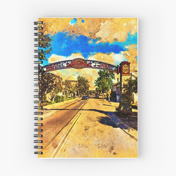 Item preview, Old Town Temecula gateway arch - digital painting designed and sold by NickoPrints.