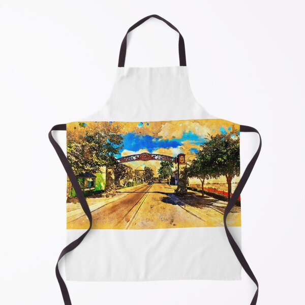 Artikelvorschau, Altstadt-Temecula-Gateway-Bogen - digitale Malerei entworfen und verkauft von NickoPrints.