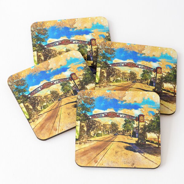 Item preview, Old Town Temecula gateway arch - digital painting designed and sold by NickoPrints.