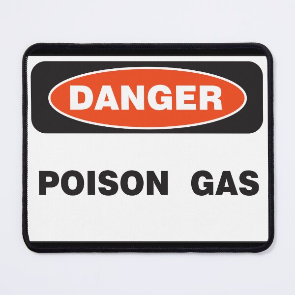 Item preview, Danger Poison Gas designed and sold by PromoteProgress.