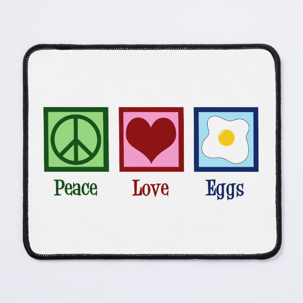 Item preview, Peace Love Eggs designed and sold by Epic Love Designs.
