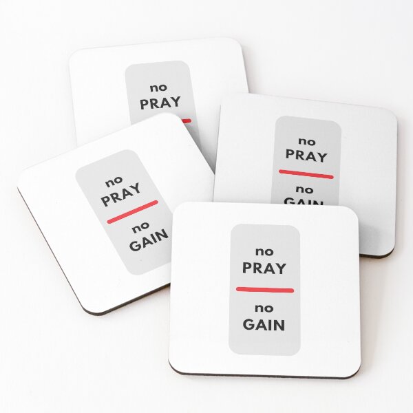 Item preview, no pray no gain designed and sold by DoraHappy.