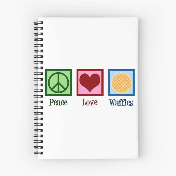 Item preview, Peace Love Waffles designed and sold by Epic Love Designs.