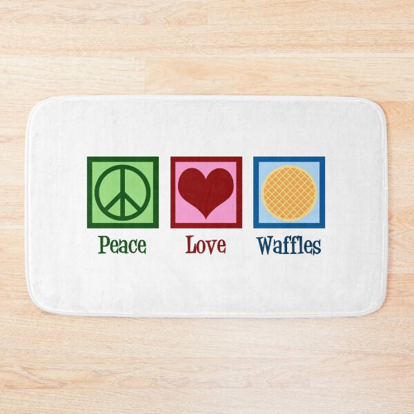Item preview, Peace Love Waffles designed and sold by Epic Love Designs.