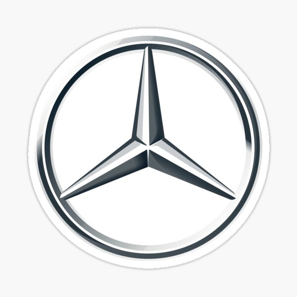 Mercedes logo Sticker