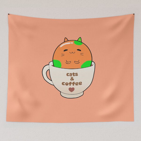 Item preview, Cat and coffee lover designed and sold by lazarosdesign.