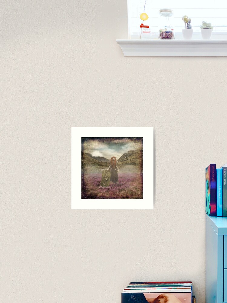 Thumbnail 1 of 3, Art Print, Boudica Queen of Iceni Tribe designed and sold by PurplePeacock.
