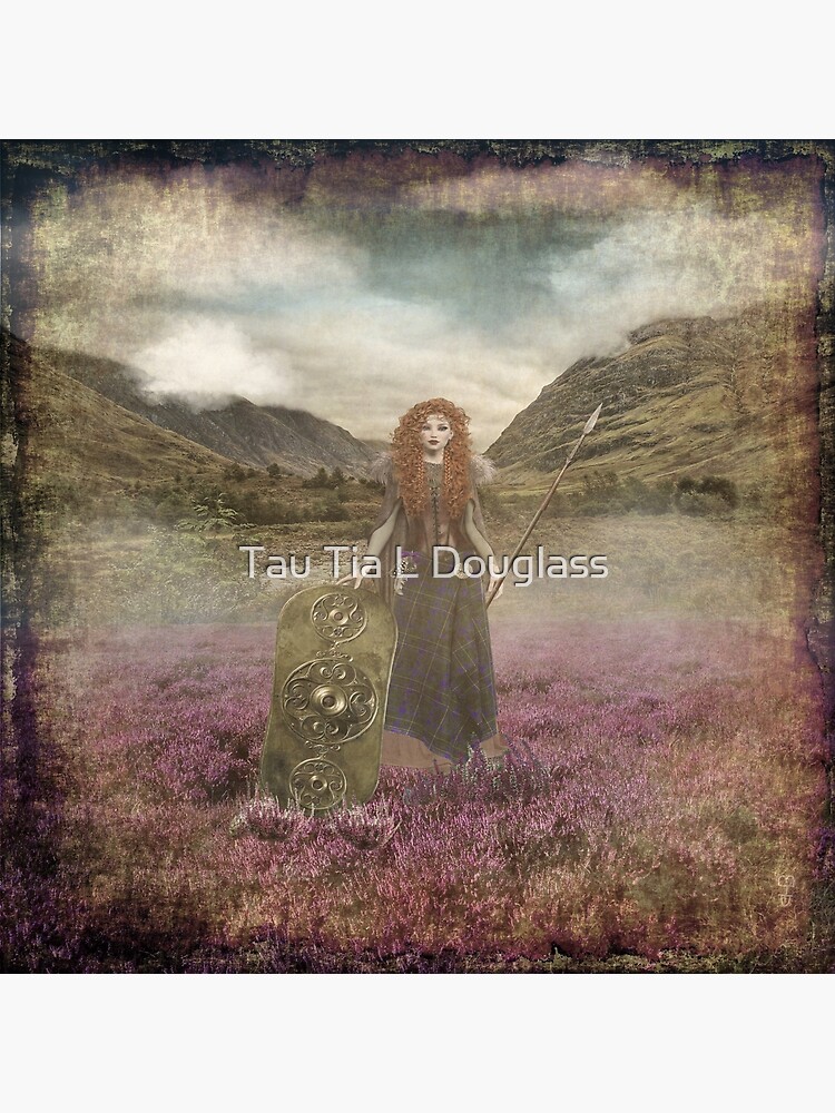 Thumbnail 3 of 3, Art Print, Boudica Queen of Iceni Tribe designed and sold by PurplePeacock.