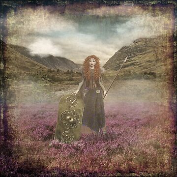 Artwork thumbnail, Boudica Queen of Iceni Tribe by Tau Tia L Douglass