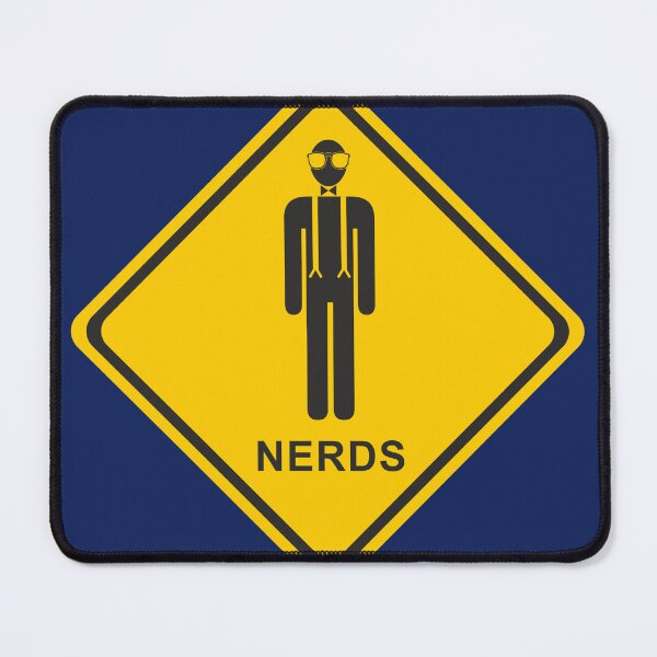 Item preview, Nerd Warning Sign designed and sold by PromoteProgress.