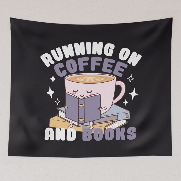 Item preview, Running On Coffee And Books designed and sold by ttttee.