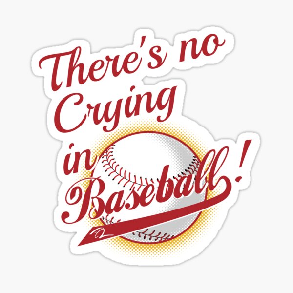 There's No Crying in Baseball Rockford Peaches SVG PNG 