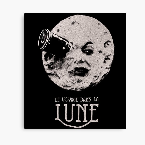 Le Voyage Dans La Lune Canvas Prints For Sale Redbubble