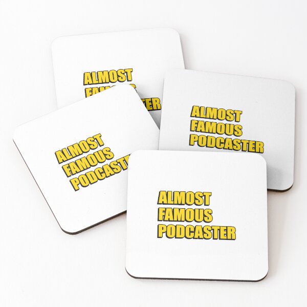 Item preview, Almost Famous Podcaster - Funny Podcaster,  designed and sold by Inspirationmotivation.