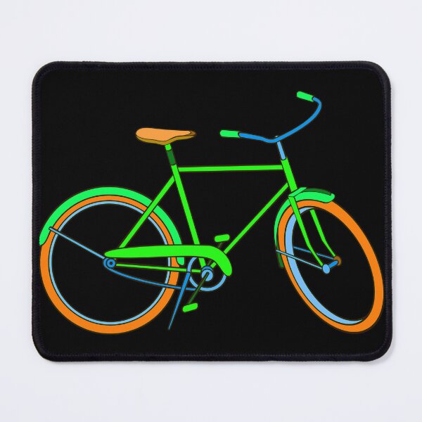 Item preview, Neon Bike with Orange and Green designed and sold by PromoteProgress.