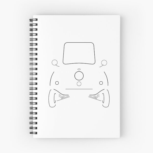 Item preview, Peel P50 1960s classic micro car black outline graphic  designed and sold by soitwouldseem.