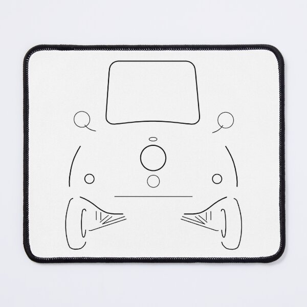 Item preview, Peel P50 1960s classic micro car black outline graphic  designed and sold by soitwouldseem.