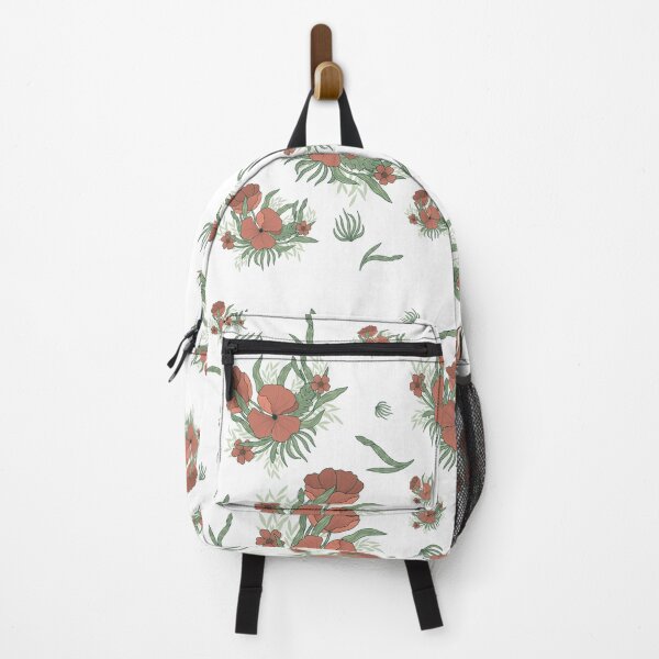 Item preview, Handmade Painted Seamless Pastel Red Color Poppy Flowers Pattern designed and sold by digoarpi.