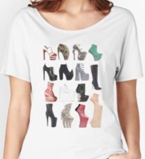 Gaga's extreme heels. Women's Relaxed Fit T-Shirt