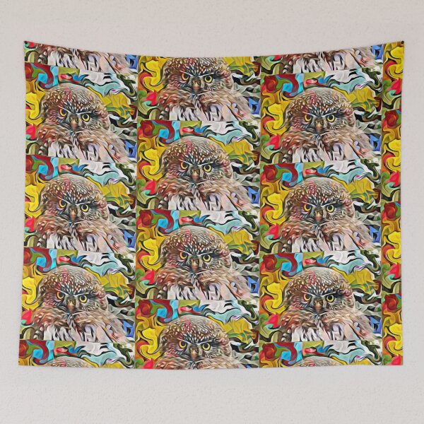 Item preview, Burrowing Owl Landscape Yellow designed and sold by Shayduk.