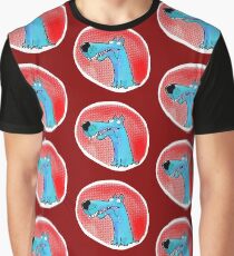 stupid dog funny cartoon Graphic T-Shirt