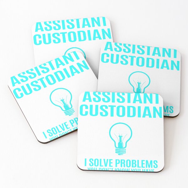 Item preview, Assistant Custodian - I Solve Problems Job Gift designed and sold by melissaval2.