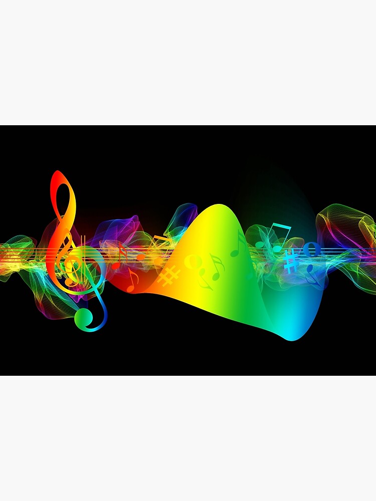 music-notes-in-colors-poster-for-sale-by-fashionweek2022-redbubble