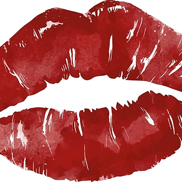 Artwork thumbnail, Red lips by ReydaDesign