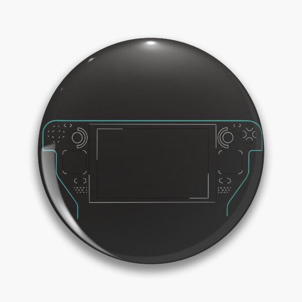 Item preview, Steam Deck Illustration - Cyan designed and sold by BeardedJoystick.
